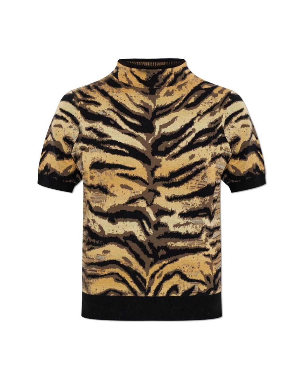KENZO Truien & Vesten ,Bruin ,Trui Met Korte Mouwen in het Brown