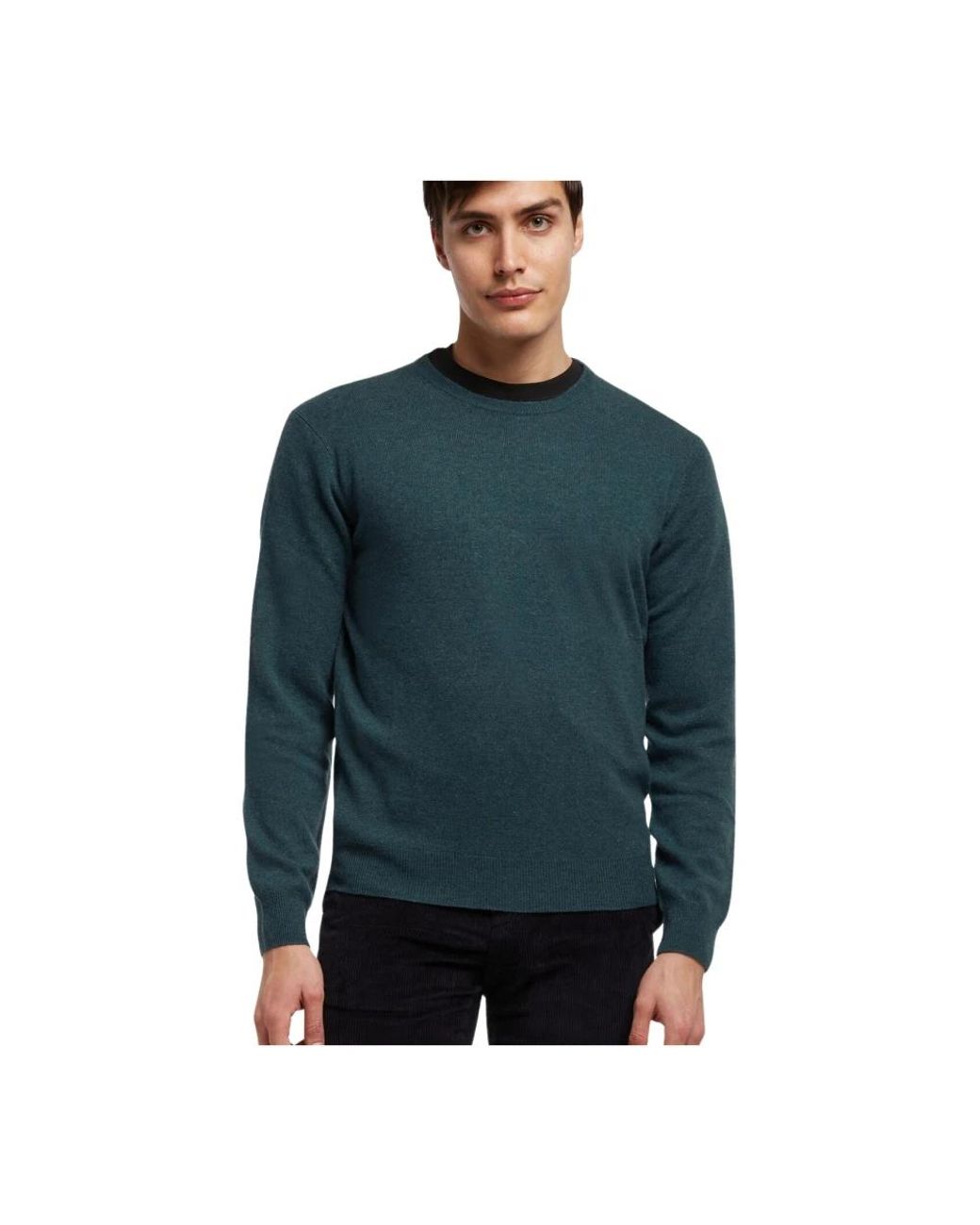 Brooks Brothers Green Round-Neck Knitwear for men