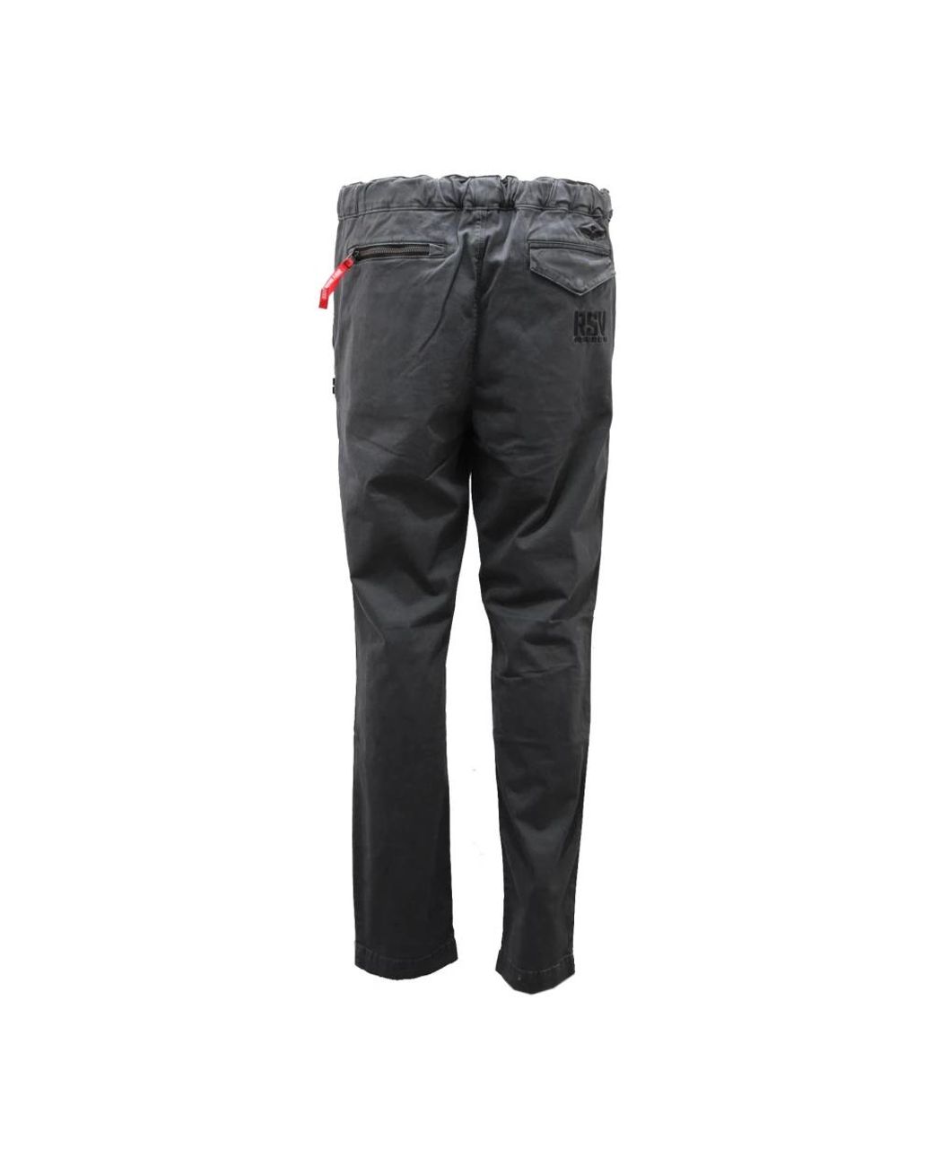 Aeronautica Militare Gray Straight Trousers for men