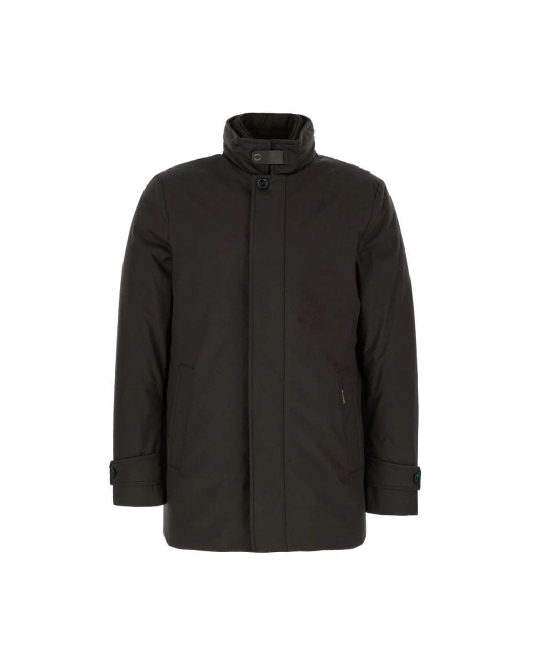 Moorer Black Single-Breasted Coats for men
