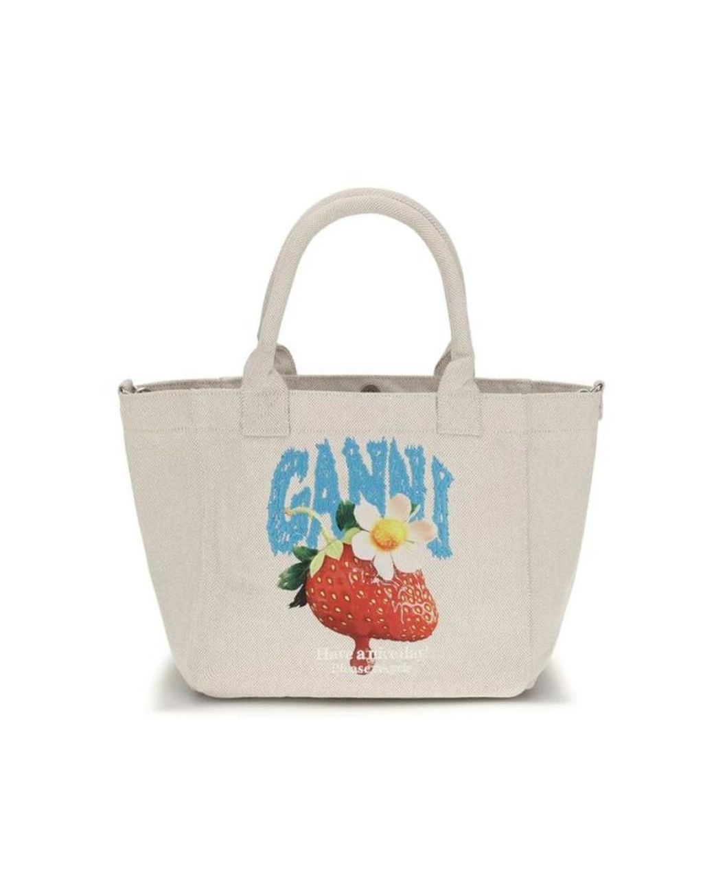 Ganni Blue Shopping Bags