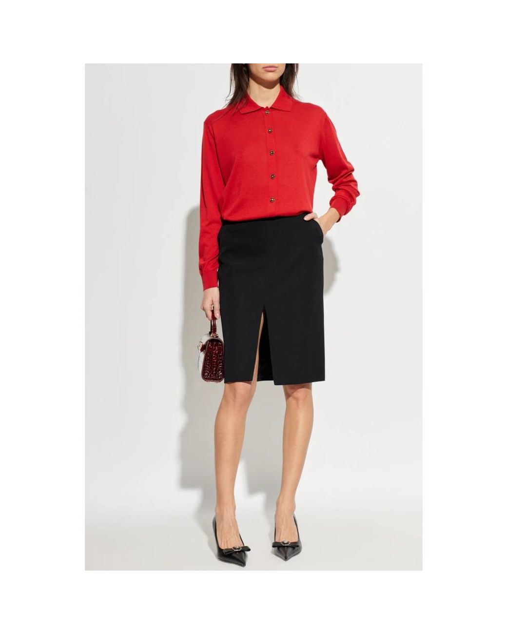 Cardigans Versace de color Red