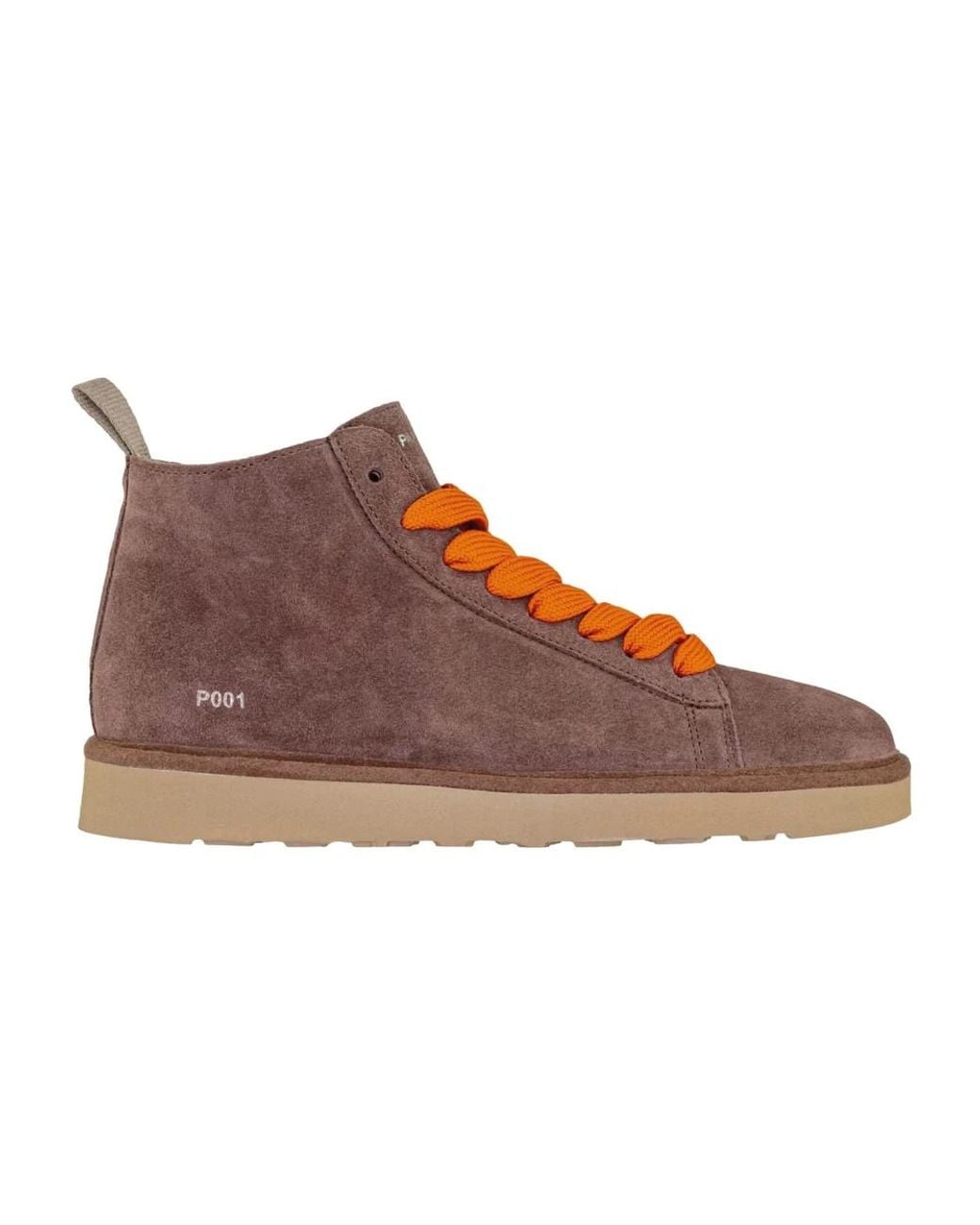 Pànchic Brown Lace-Up Boots for men