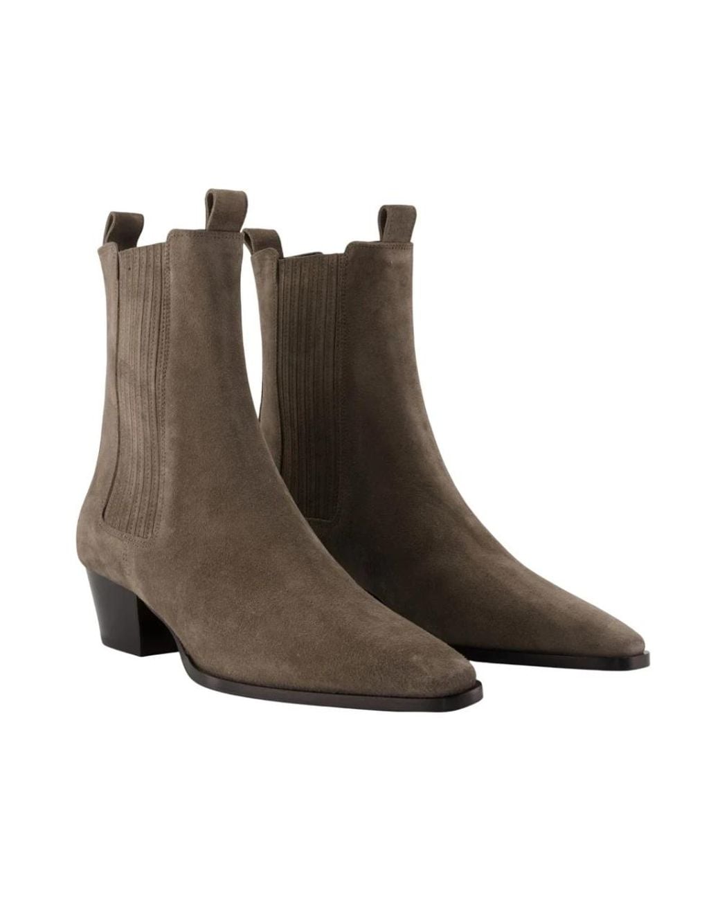 Aeyde Brown Chelsea Boots