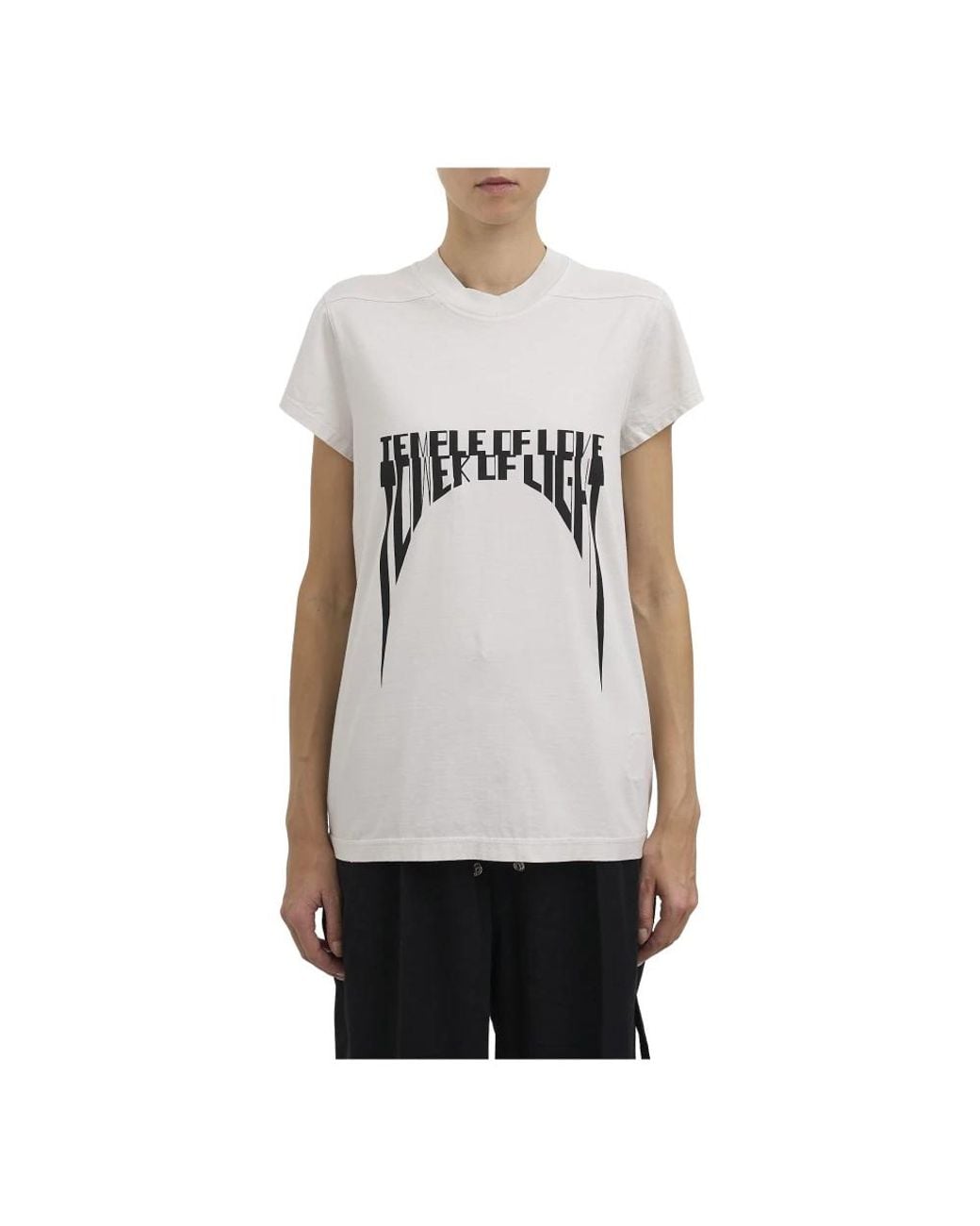 Rick Owens White T-Shirts