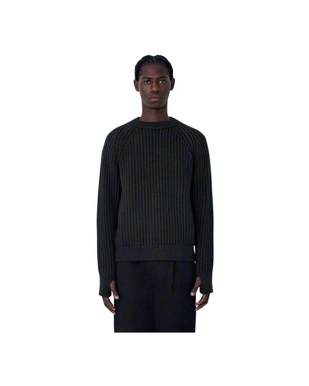 Junya Watanabe Blue Round-Neck Knitwear for men