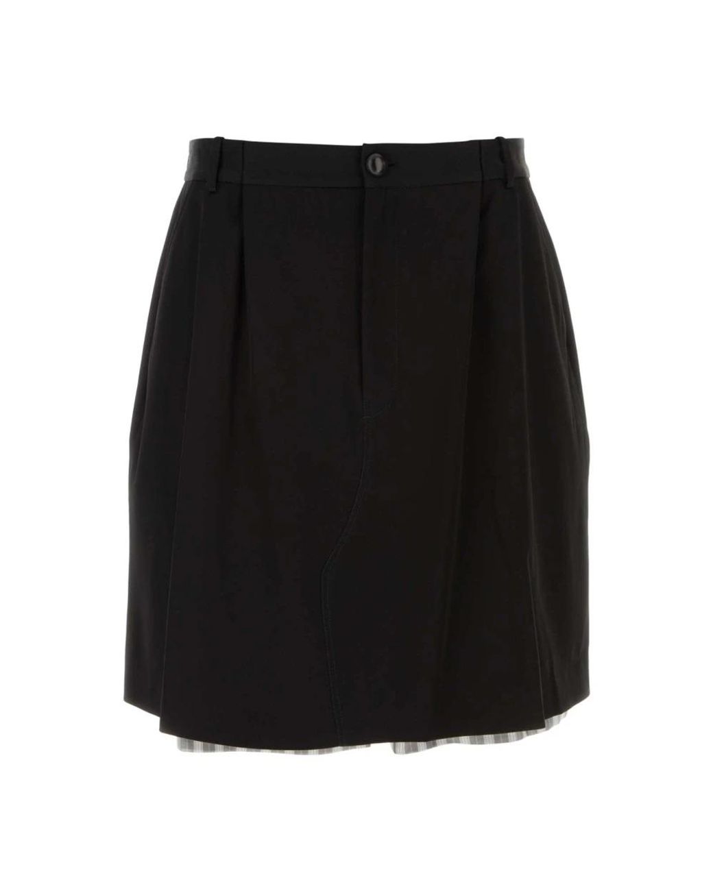 NAMACHEKO Korte Broeken ,Zwart ,Wol Tidan Bermuda Shorts in het Black voor heren