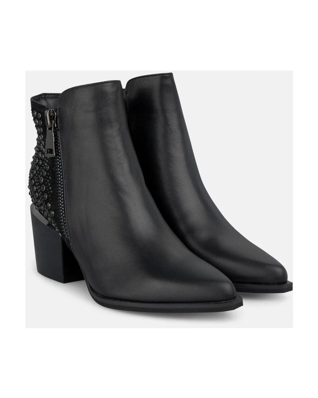 Alma En Pena. Black Cowboy & Biker Boots