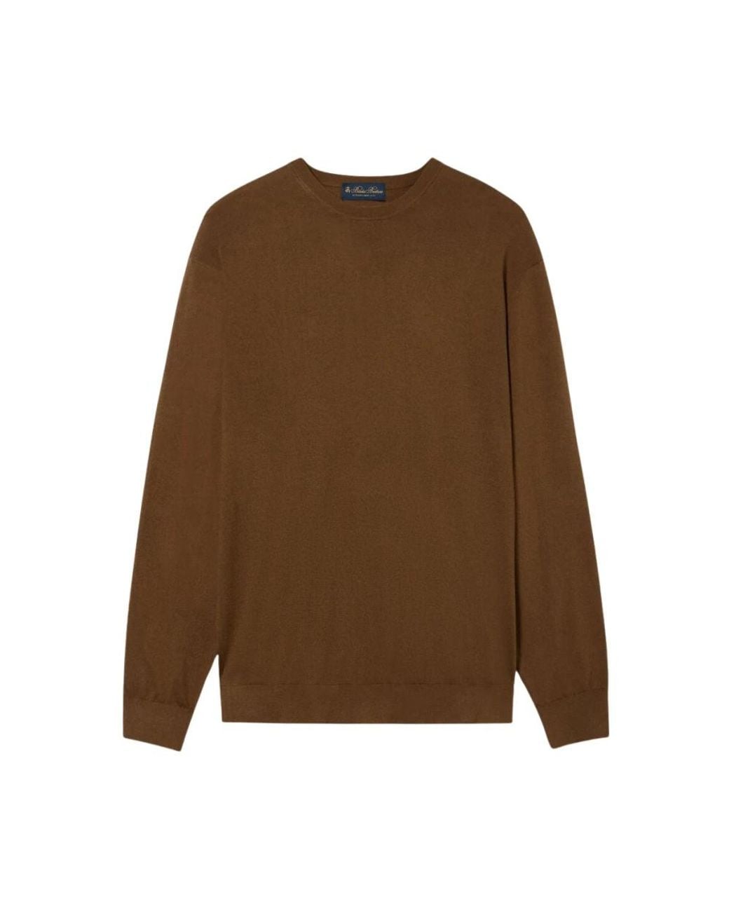 Brooks Brothers Brown Round-Neck Knitwear for men