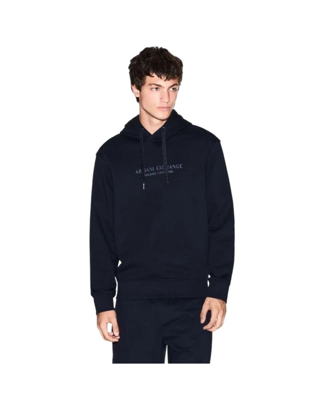 ARMANI EXCHANGE Blue Hoodies for men
