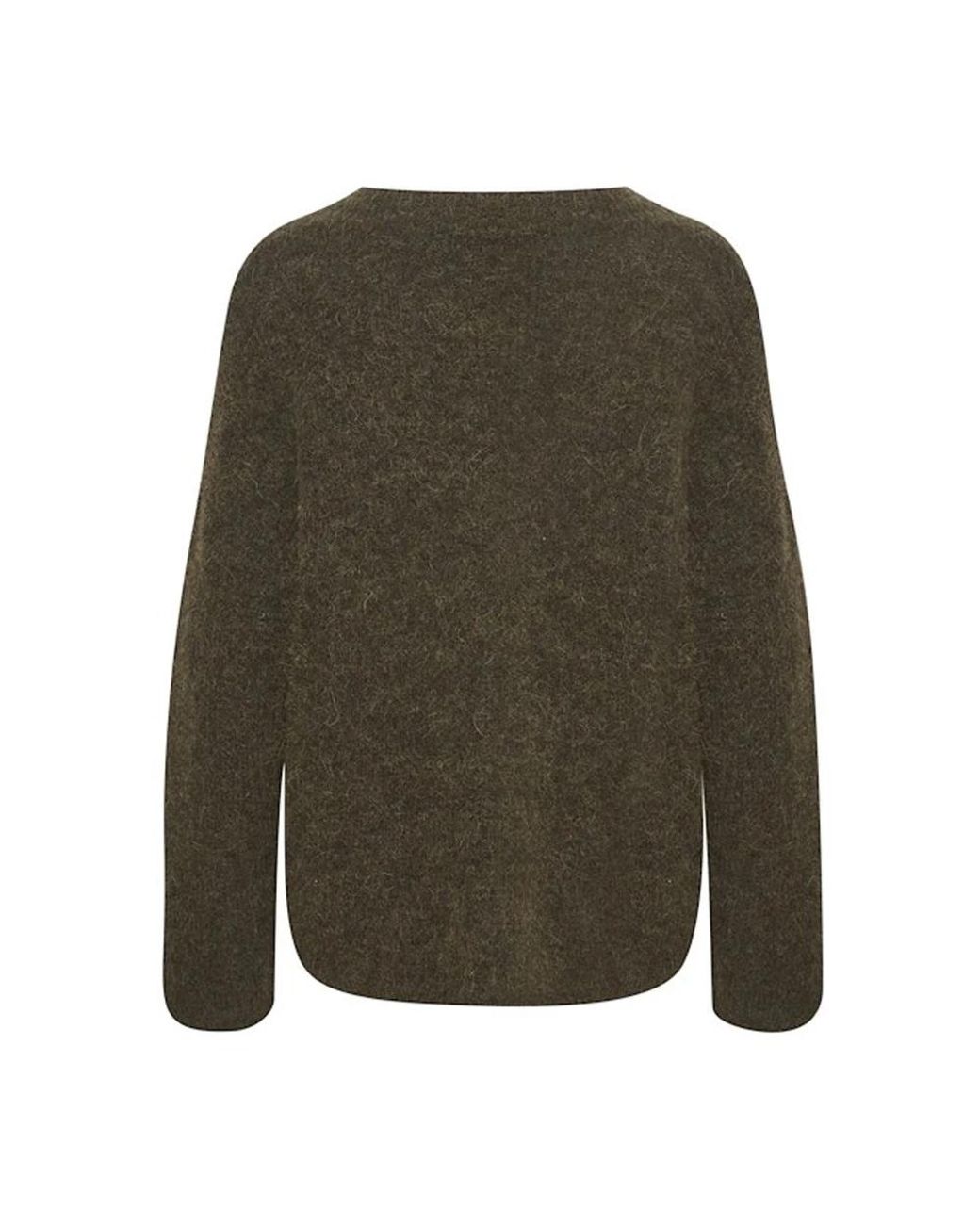 Gestuz Green V-Neck Knitwear