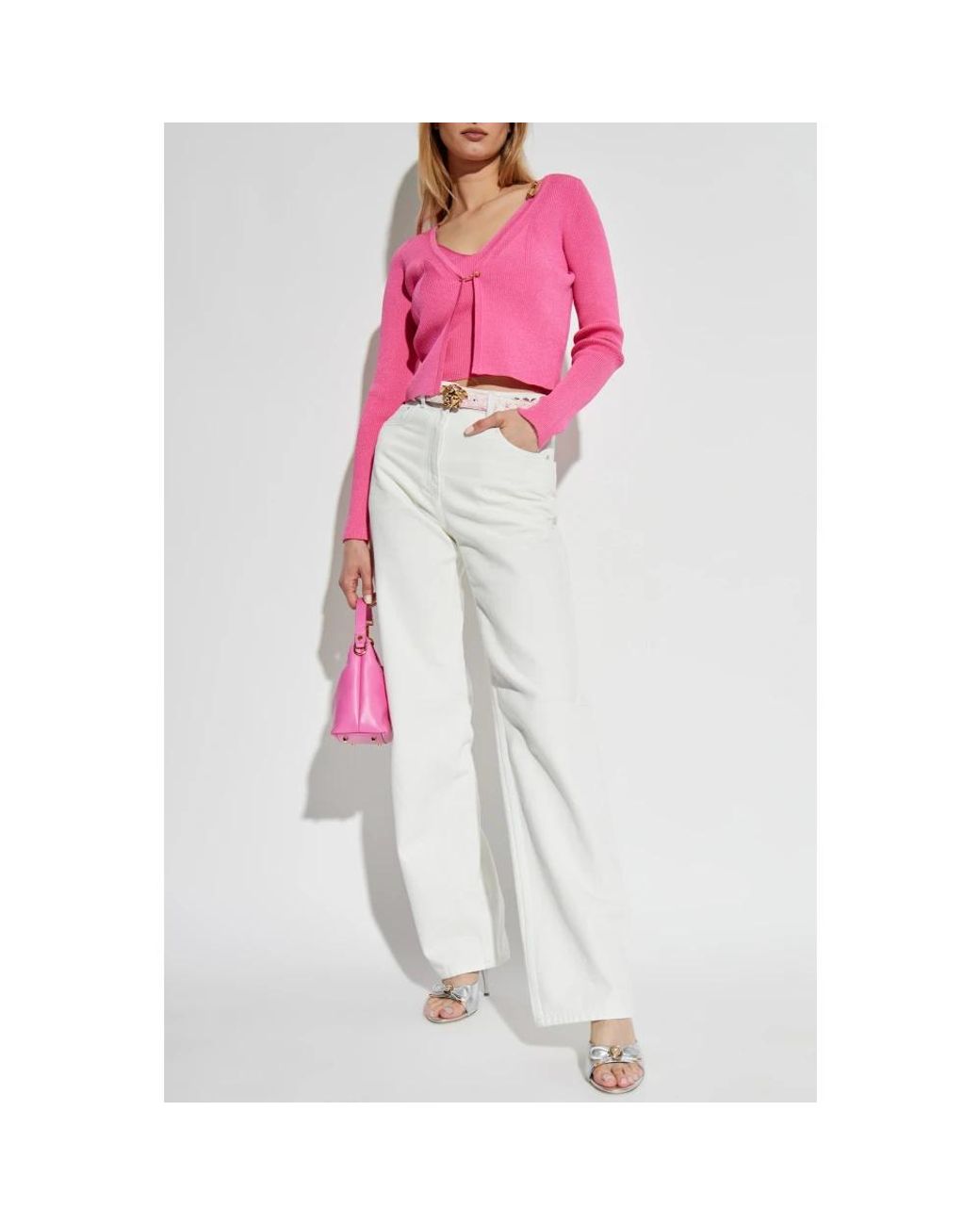 Cardigans Versace de color Pink