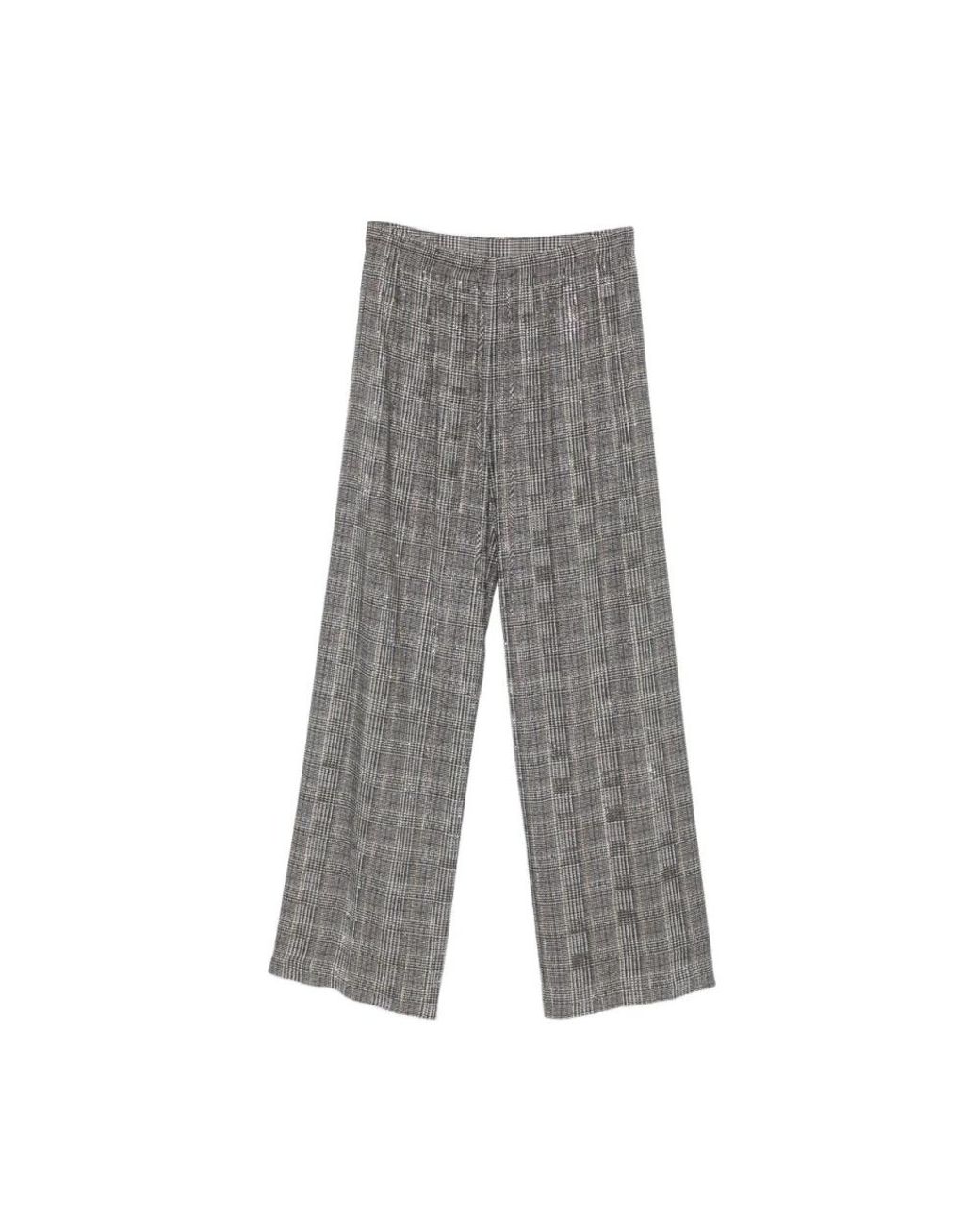 Ermanno Scervino Gray Straight Trousers