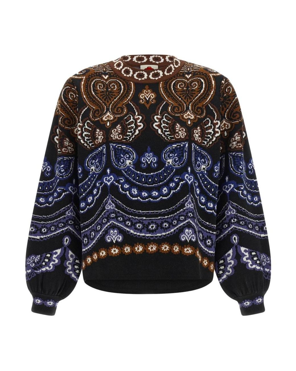 Farm Rio Blue Round-Neck Knitwear