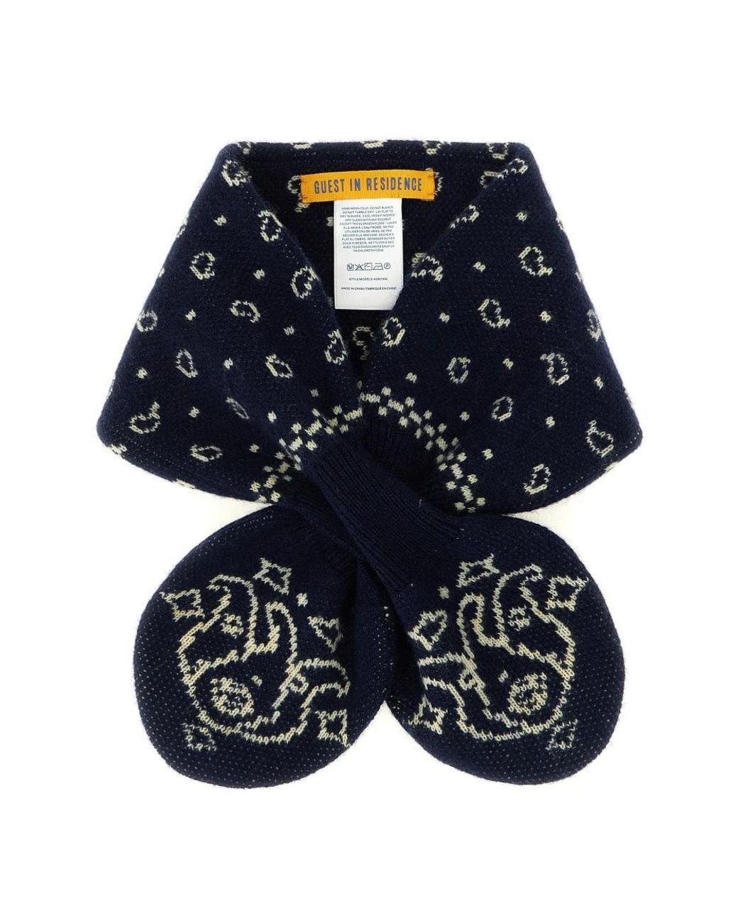 Guest In Residence Blue Winter Scarves