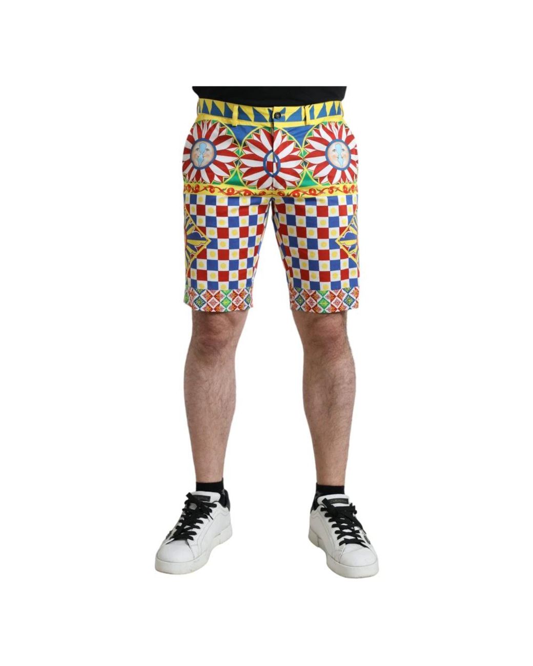 Dolce & Gabbana Red Casual Shorts for men