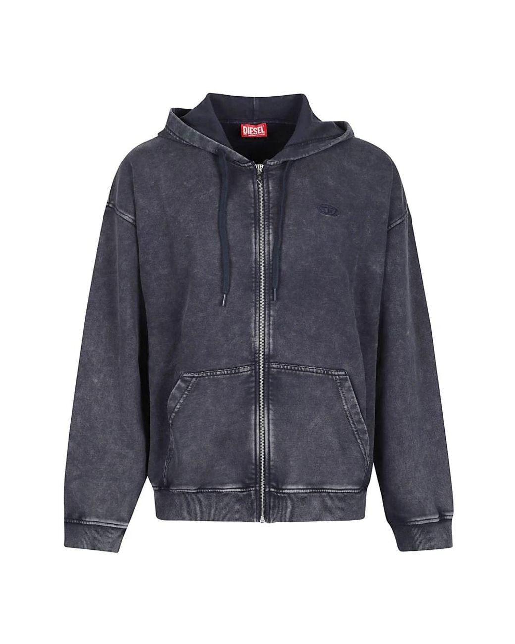 DIESEL Blue Zip-Throughs for men