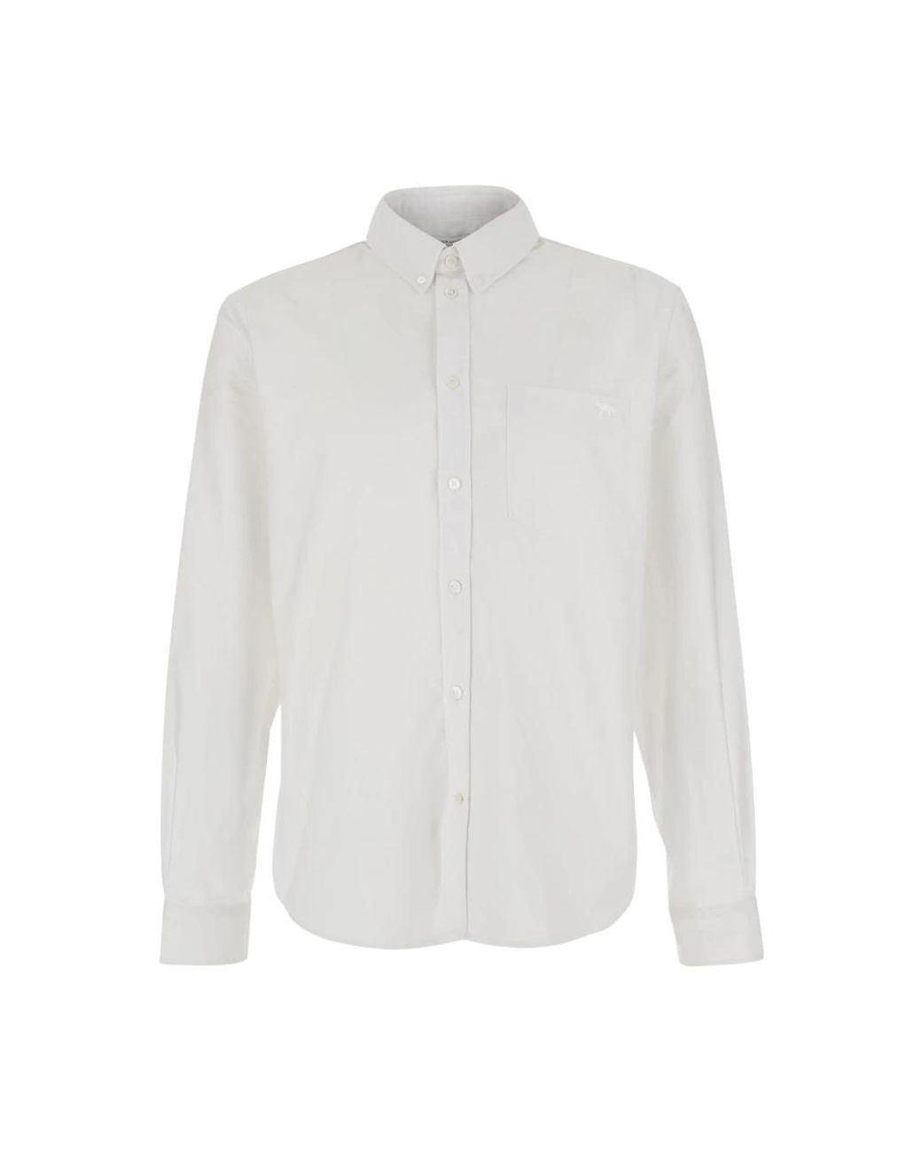 Maison Kitsuné White Casual Shirts for men