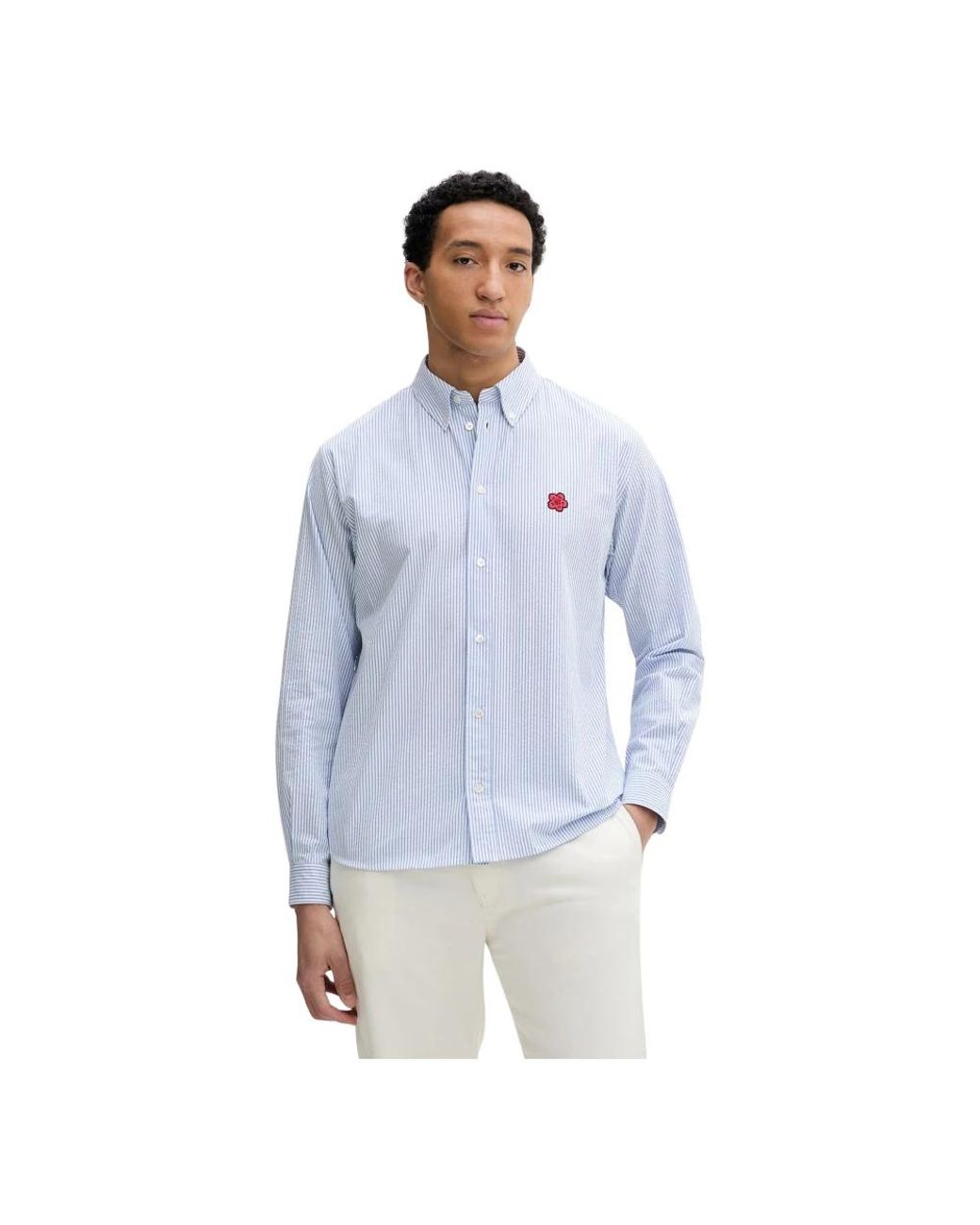 KENZO Casual Hemden in het Blue voor heren