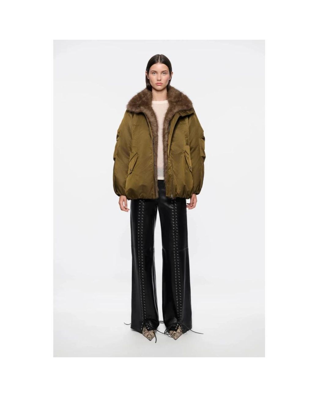 Stand Studio Brown Bomber Jackets