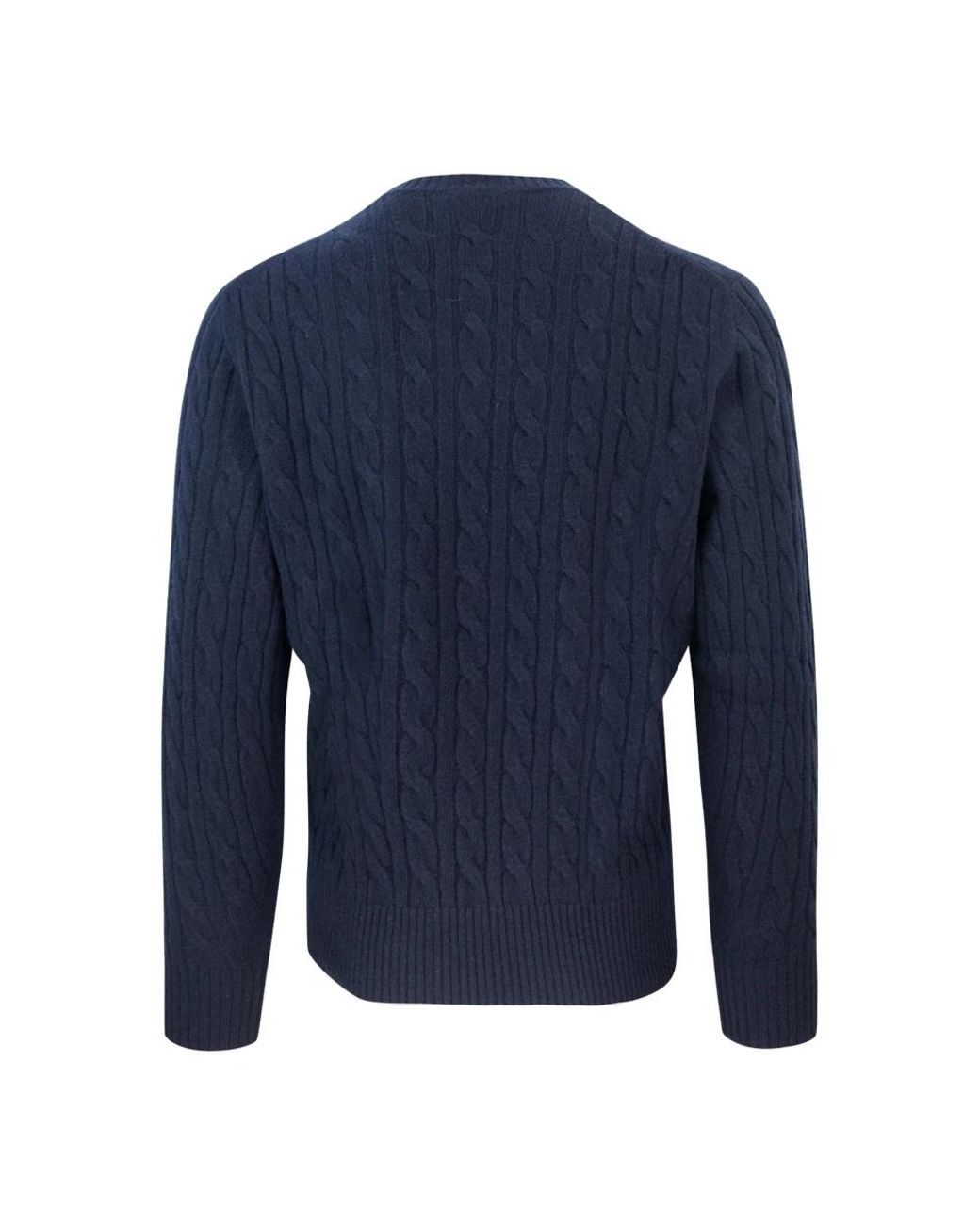 Lacoste Blue Round-Neck Knitwear for men