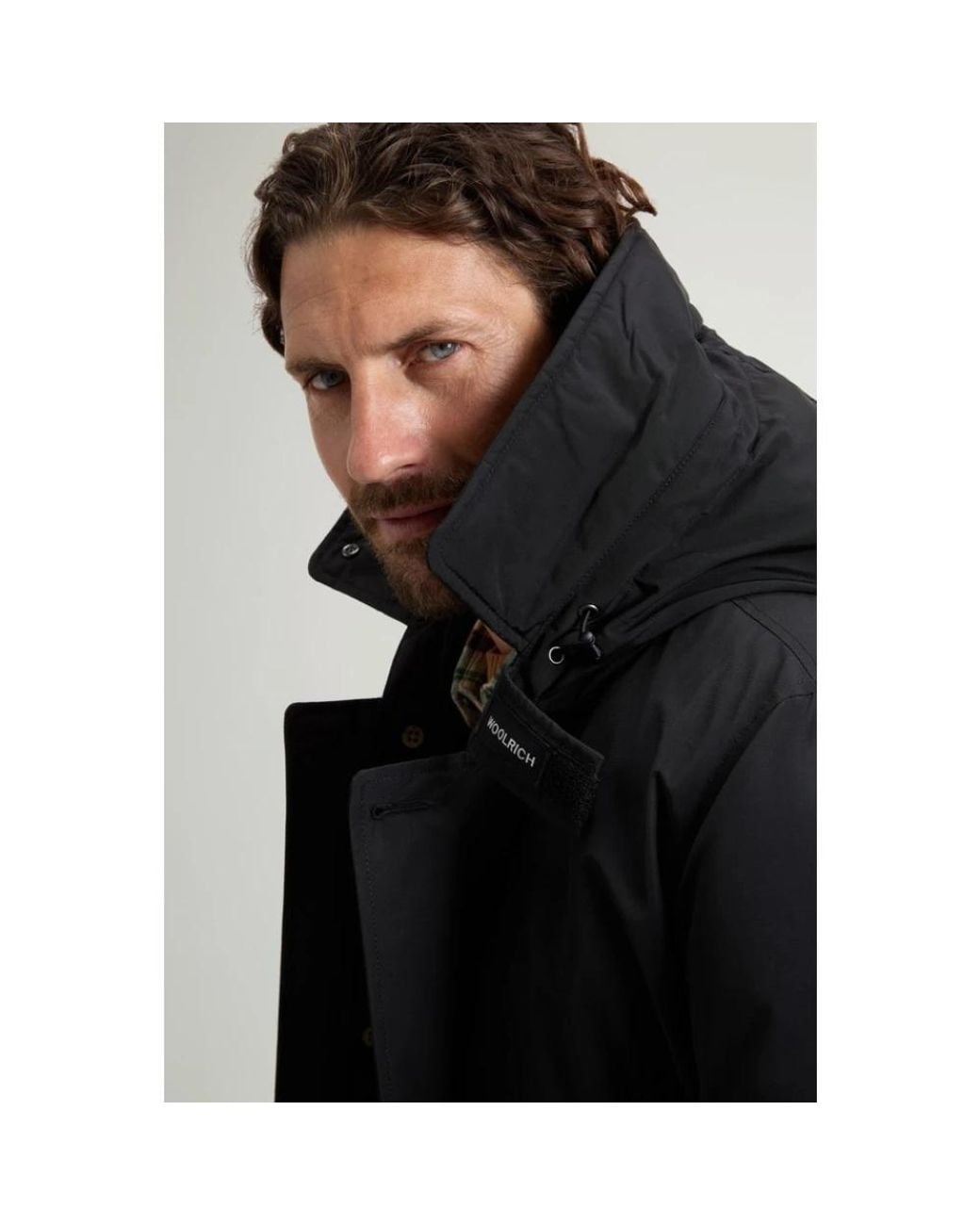 Woolrich Black Parkas for men
