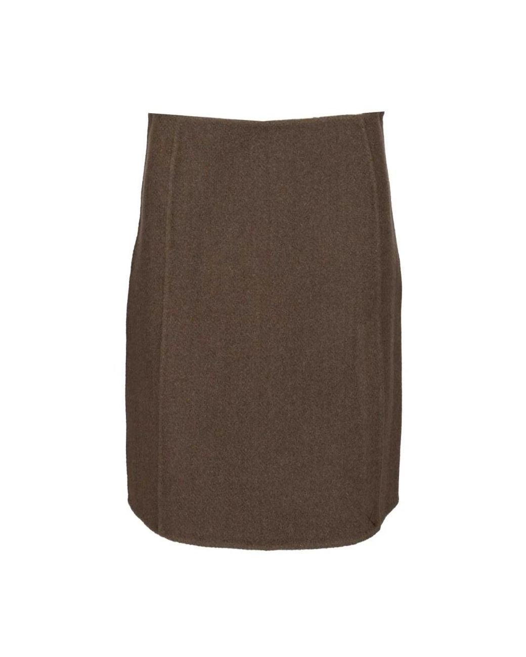 P.A.R.O.S.H. Brown Midi Skirts