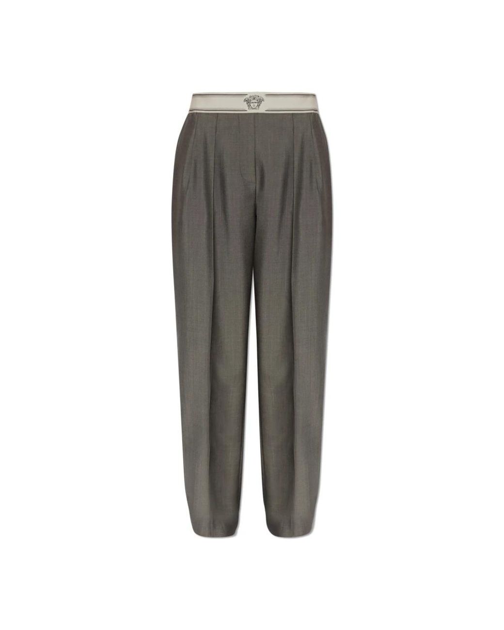 Versace Wol-Mohair Broek in het Gray