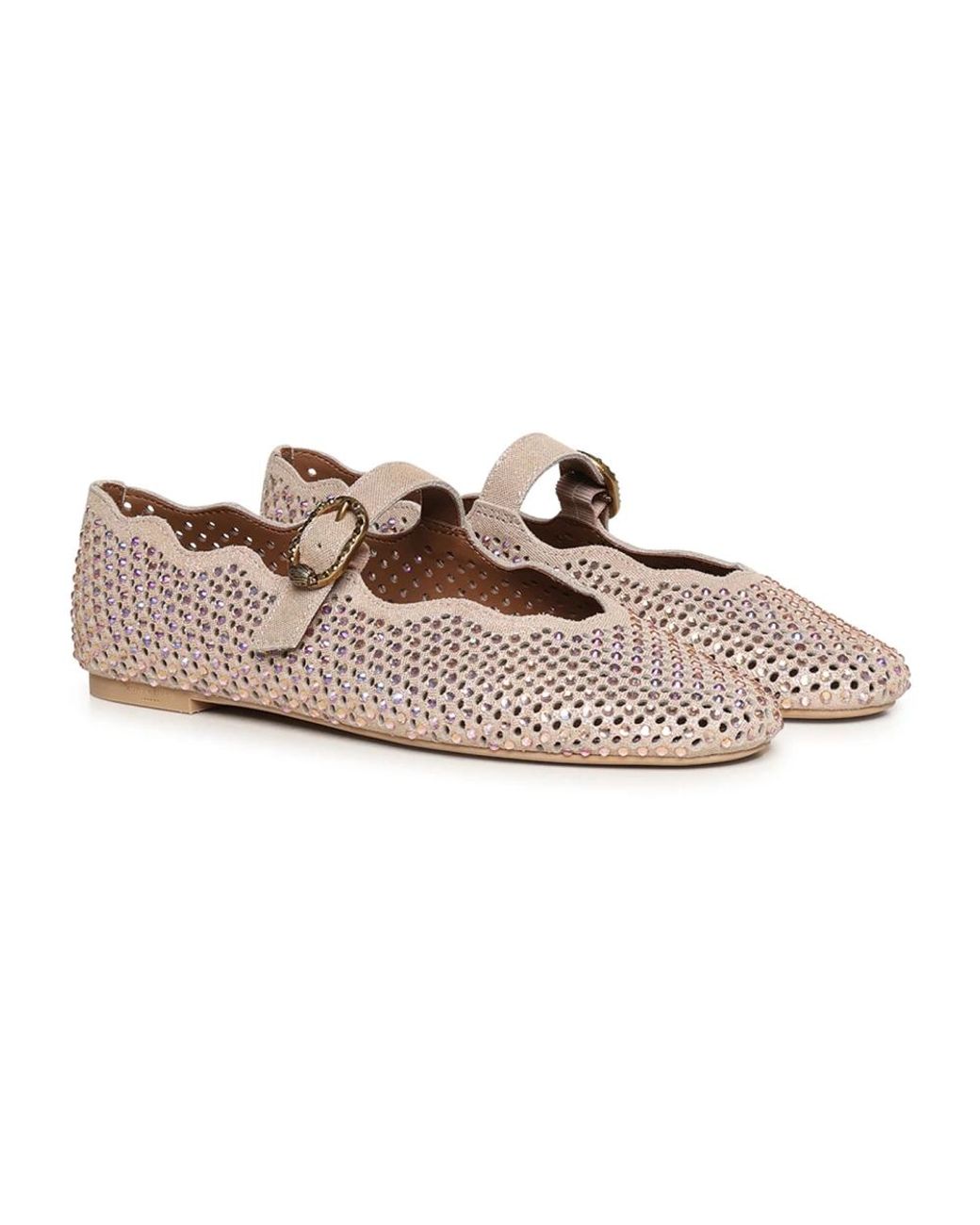 Kurt Geiger Pink Ballerina Shoes