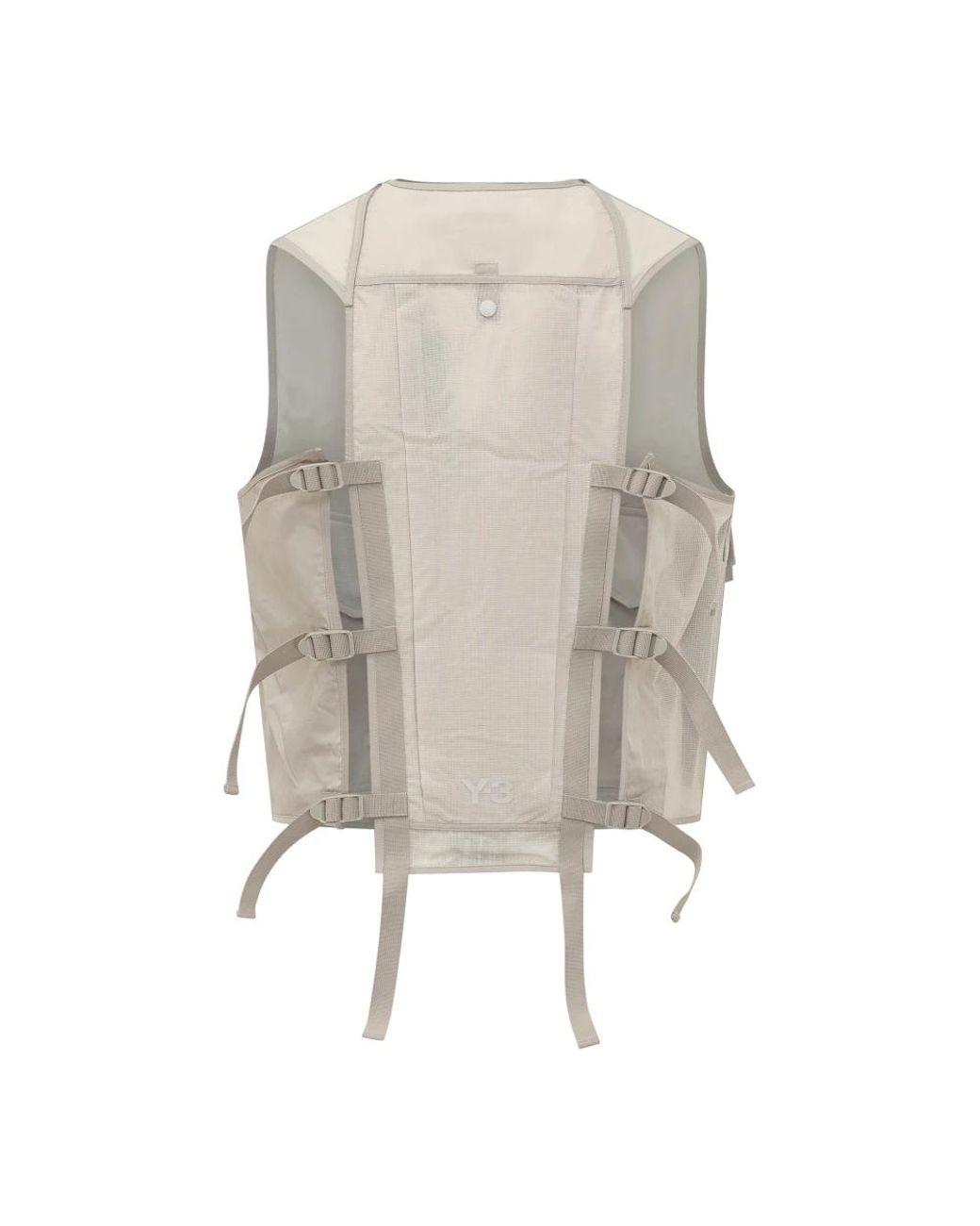 Y-3 White Tactical Utility Vest for men