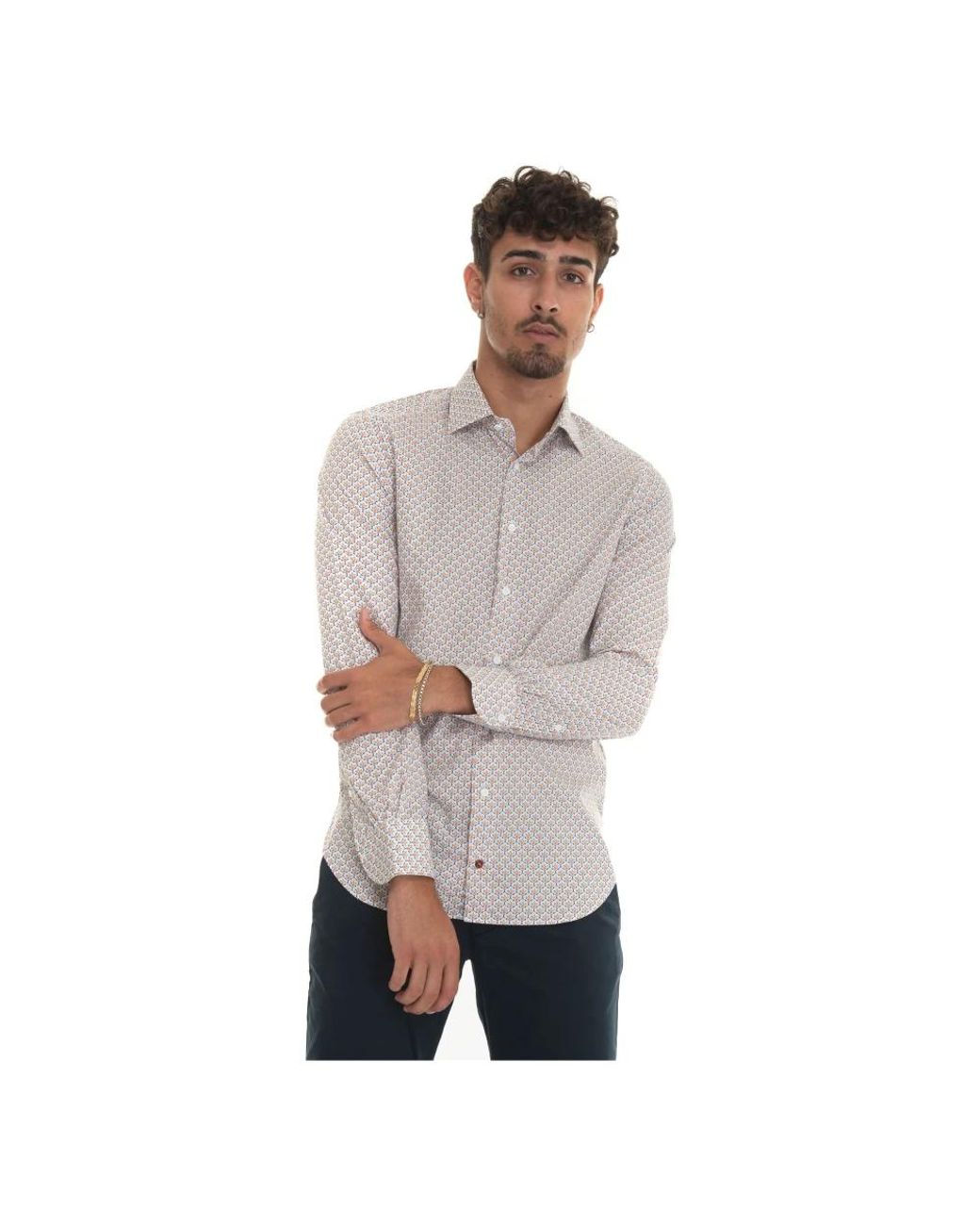 Carrel Gray Casual Shirts for men