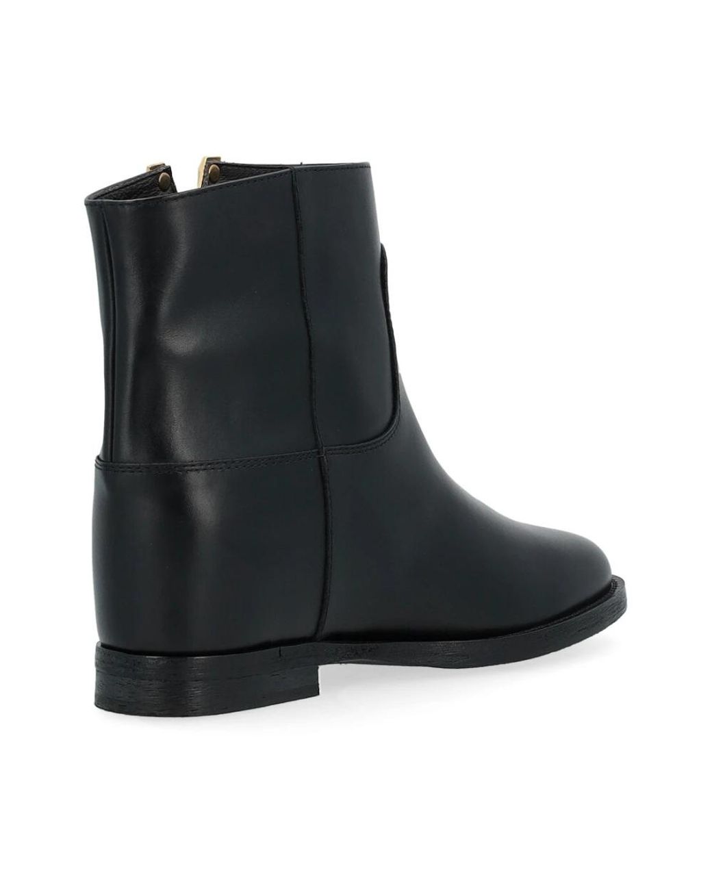 Via Roma 15 Black Ankle Boots