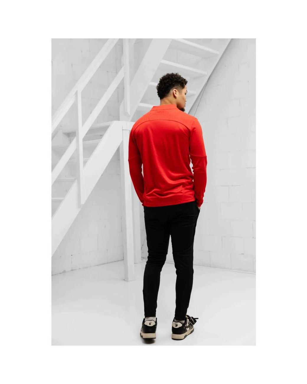 PUMA Fitness ,Veelkleurig ,Katoen Marokko Teamfinal Trainingspak Rood 2025/2026 in het Red voor heren