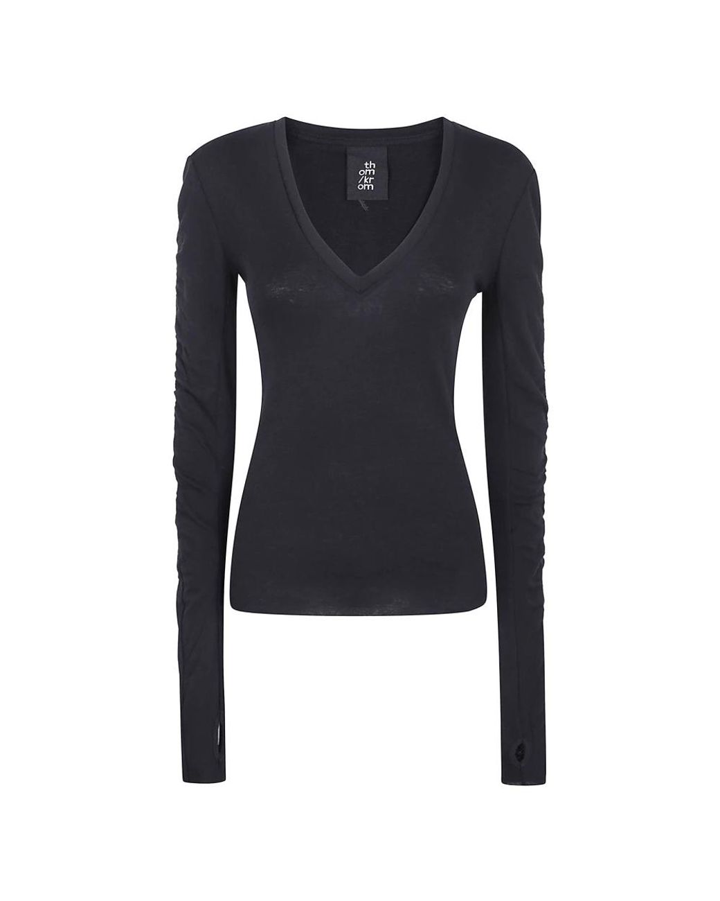 Thom Krom Blue V-Neck Knitwear