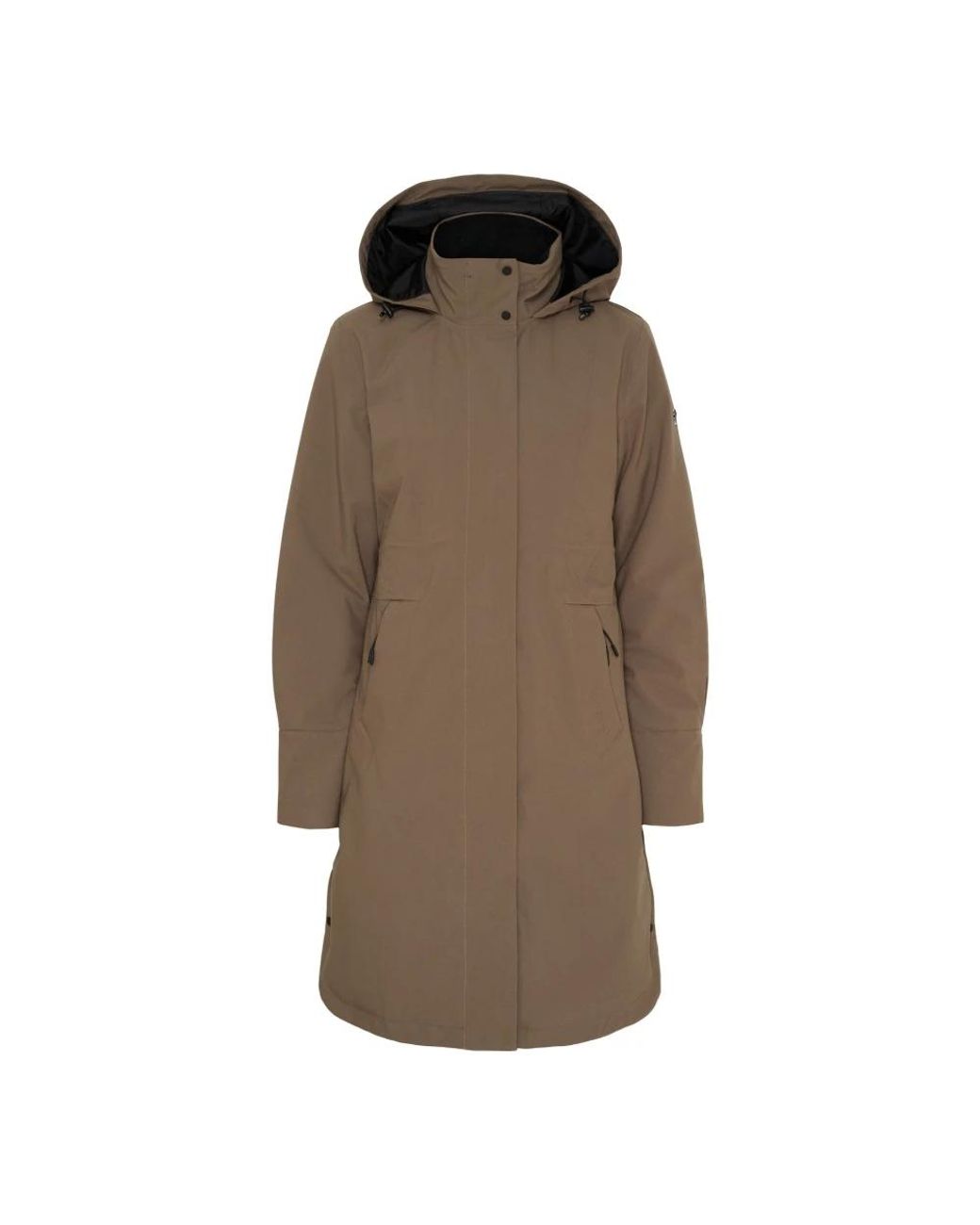 Notyz Functionele Parka in het Brown