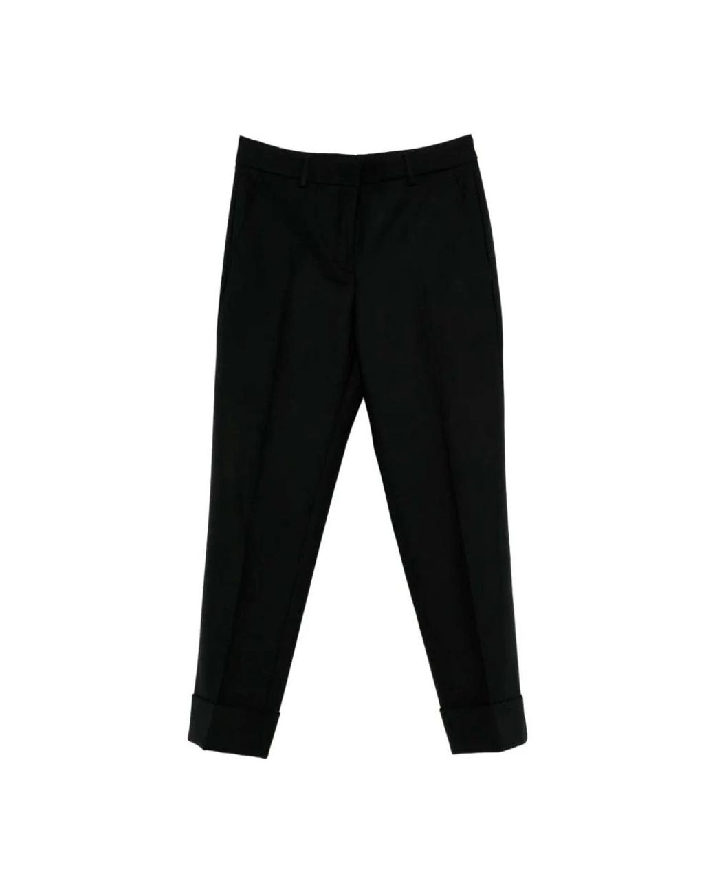 Incotex Black Cropped Trousers
