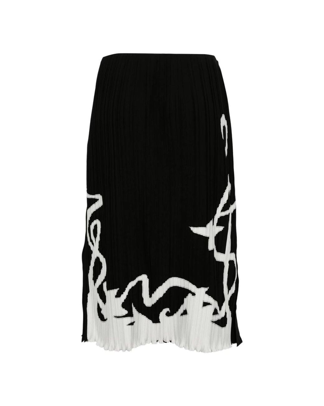 Lanvin Black Midi Skirts