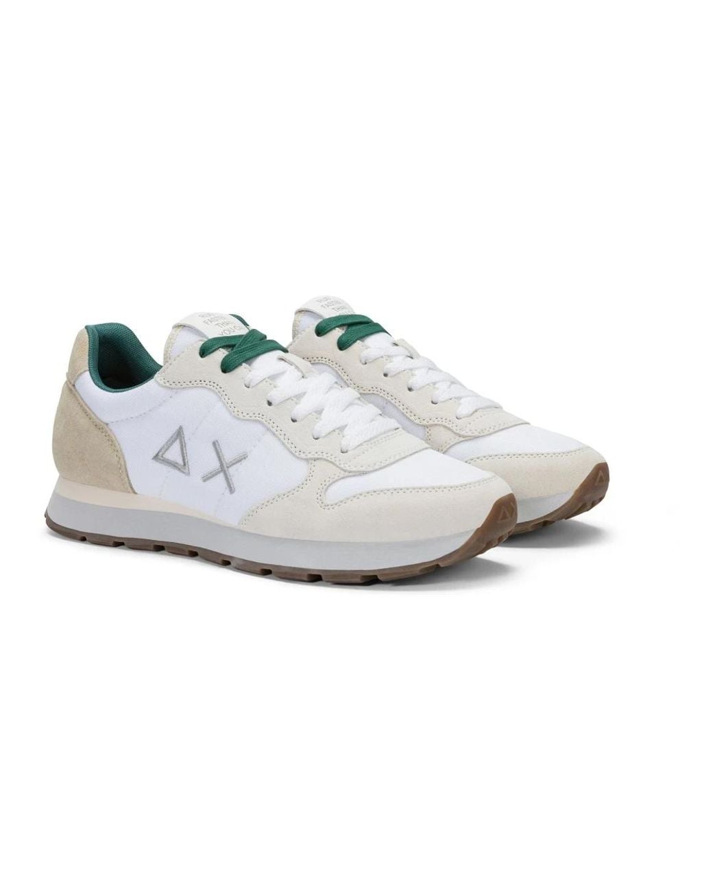 Sun 68 White Sneakers for men