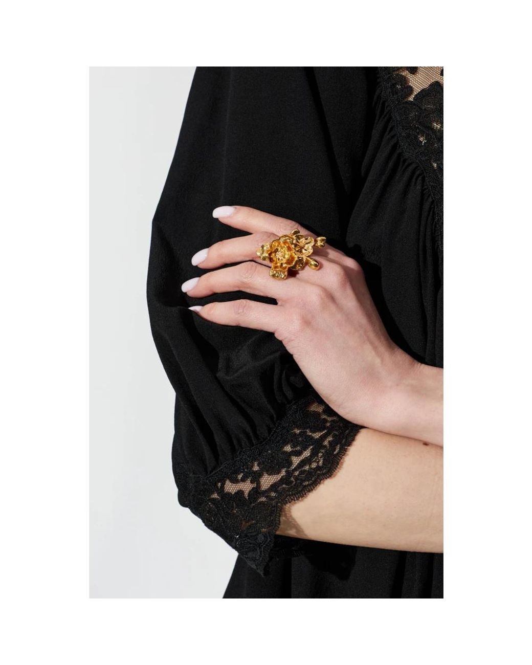 Chloé Bouquet Ring in het Metallic