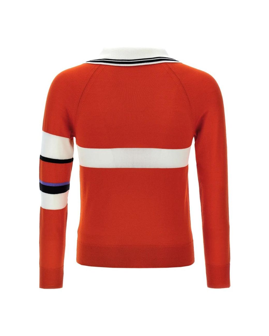 Wales Bonner Red V-Neck Knitwear for men