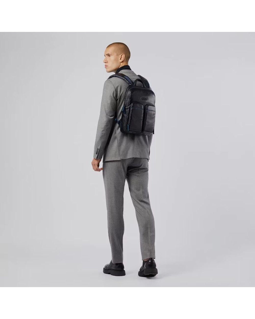 Piquadro Blue Backpacks for men
