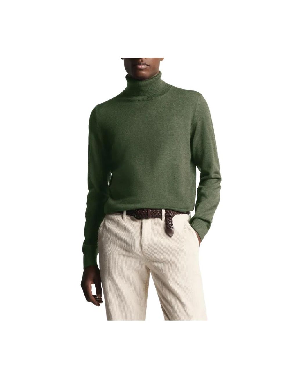 Fay Green Turtlenecks for men