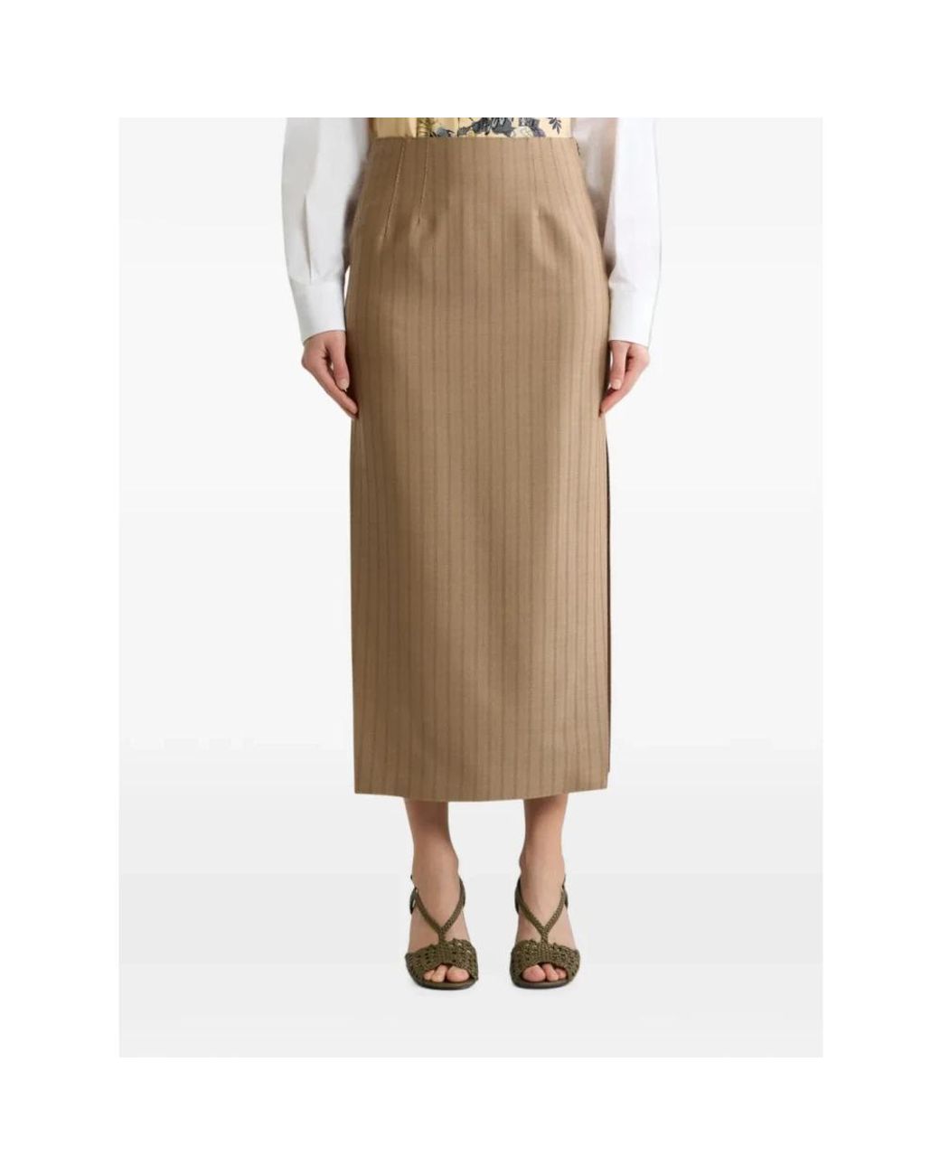Etro Natural Midi Skirts