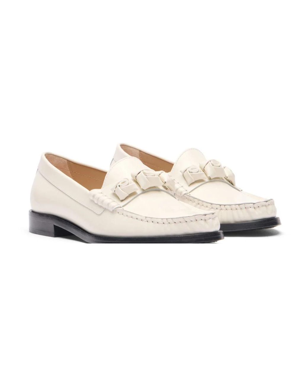 Stuart Weitzman Natural Loafers