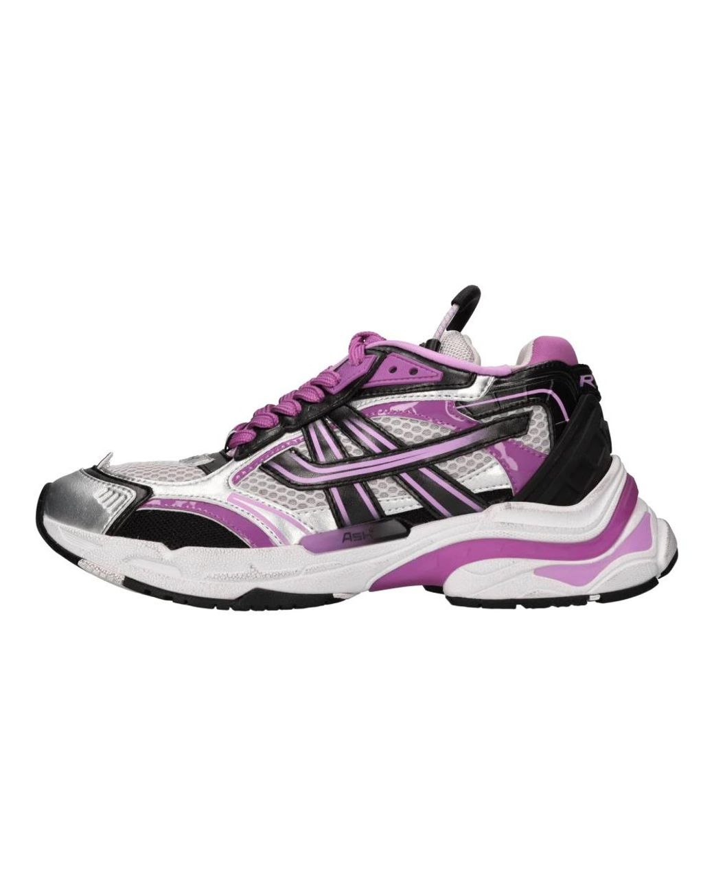 Ash Schoenen ,Veelkleurig ,Leer Race Sneakers in het Purple