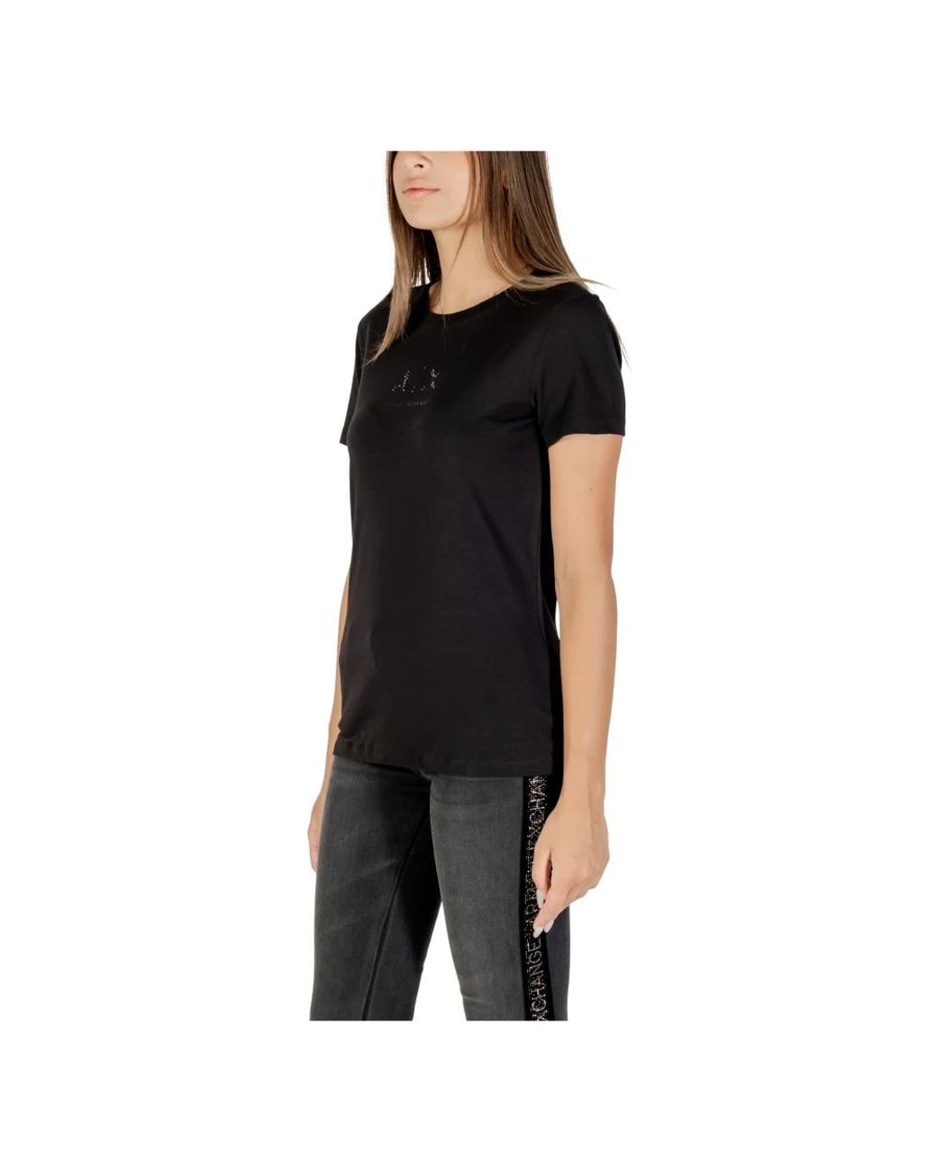 ARMANI EXCHANGE Black T-Shirts