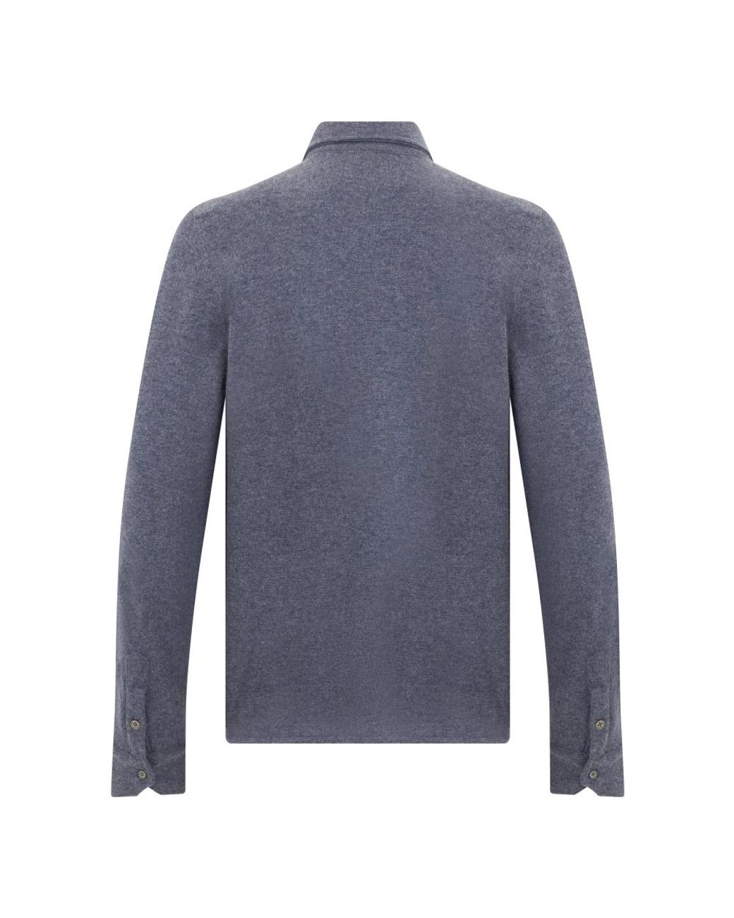 Fedeli Blue Casual Shirts for men
