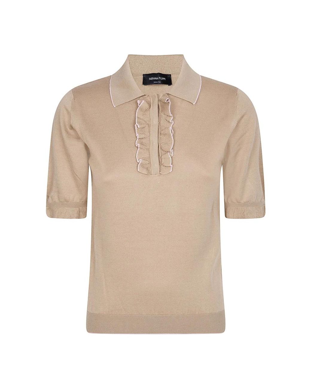 Fabiana Filippi Natural Polo Shirts