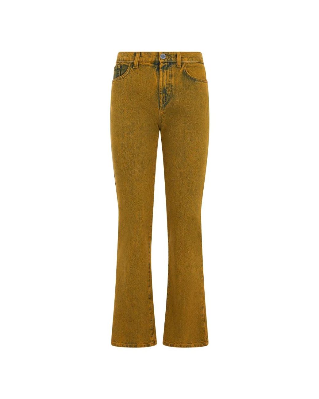 Alberta Ferretti Green Bootcut Jeans