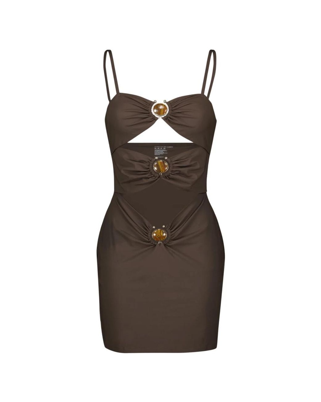 Christopher Esber Brown Party Dresses